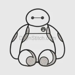 Baymax Outline Embroidery