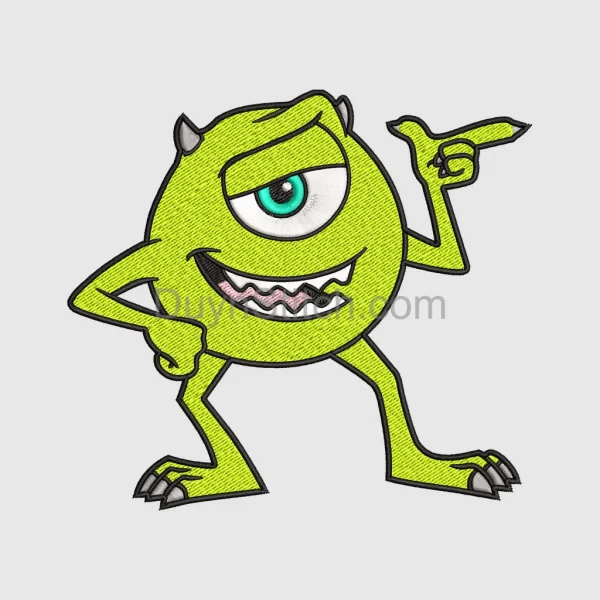 Mike Wazowski Embroidery