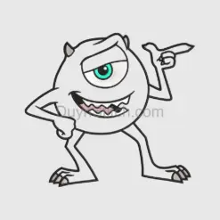 Cartoon One-Eyed Creature