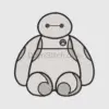 Baymax Plushie Embroidery