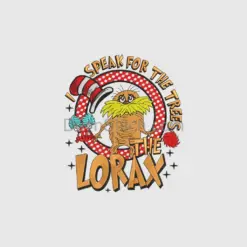 The Lorax Dr. Seuss Embroidery