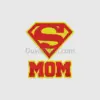 Super Mom Logo with Superman Theme