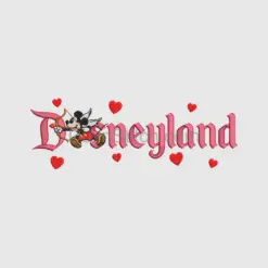 Mickey Mouse Disneyland Cupid Embroidery