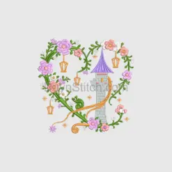 Rapunzel Tower Floral Fantasy