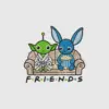 Alien Friends Couch Embroidery