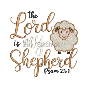 The Lord is My Shepherd Embroidery