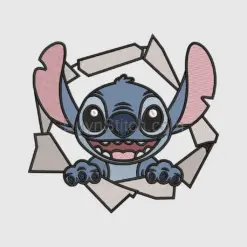 Stitch from Lilo & Stitch Embroidery