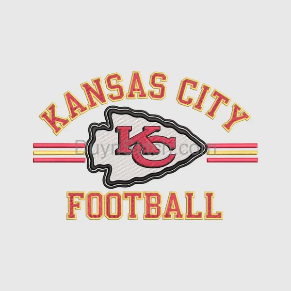Kansas City Chiefs Logo Embroidery