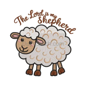 Cute Lamb Embroidery Design