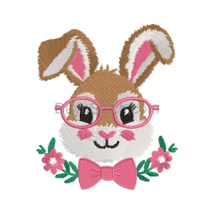 Charming Bunny Embroidery Design