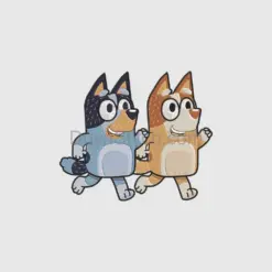 Bluey and Bingo Embroidery Embroidery