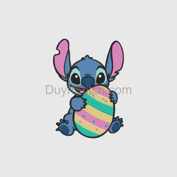 Stitch with Easter Egg