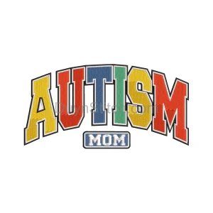Colorful Autism Mom Patch