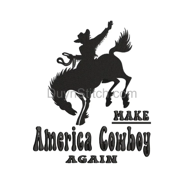 Cowboy Spirit Embroidery