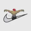 Muscular Anime Character Swoosh Patch
