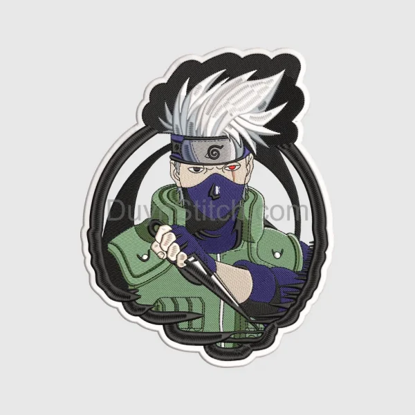 Kakashi Hatake Embroidered Patch