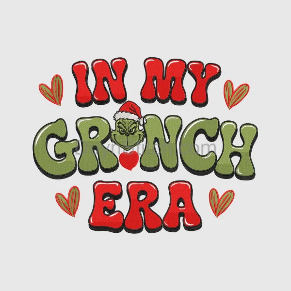 Grinch Era Holiday Embroidery