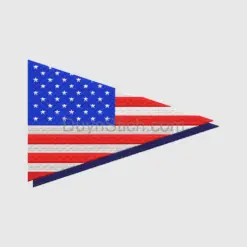 Triangular American Flag Patch