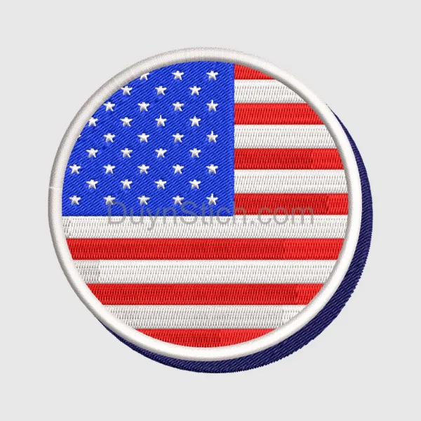Embroidered American Flag Patch