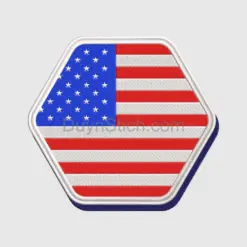 American Flag Patch Design