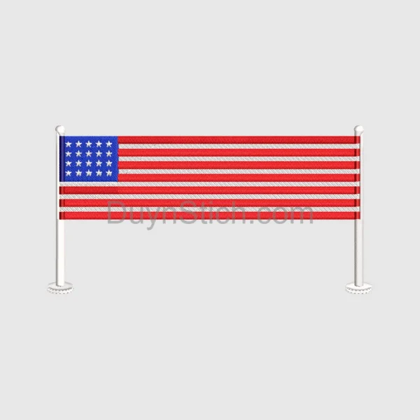 American Flag Illustration