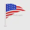 Embroidered American Flag Emblem