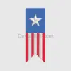 Patriotic Star Ribbon Badge