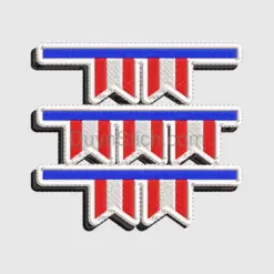 Patriotic Embroidery Design