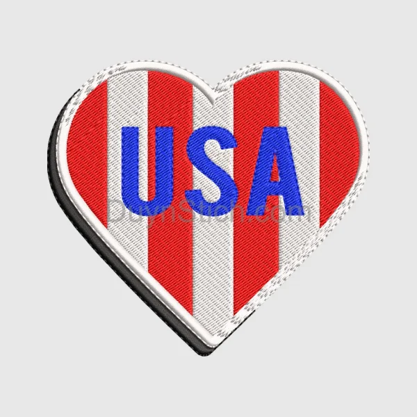 USA Heart Emblem