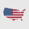United States Flag Map Design