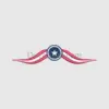 Patriotic Ribbon Emblem