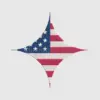Embroidered American Flag Design