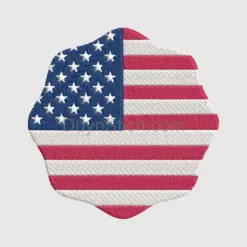 Embroidered American Flag Patch