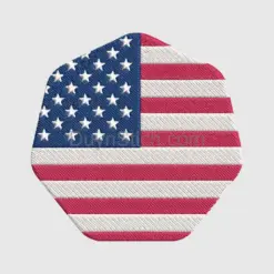 Embroidered American Flag Patch