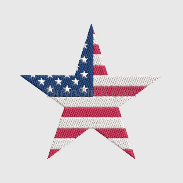 American Flag Star Design