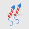 Embroidered Patriotic Rockets
