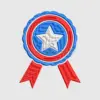 Patriotic Embroidered Star Emblem
