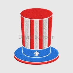 Patriotic Top Hat Design