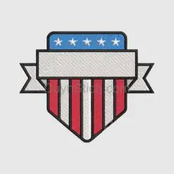 Patriotic Star Banner Design