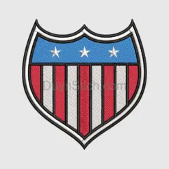 Patriotic Shield Emblem
