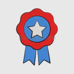 Award Ribbon Patch with Star