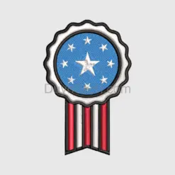 Star-Spangled Ribbon Embroidery