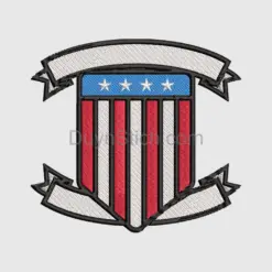 Patriotic Shield Emblem