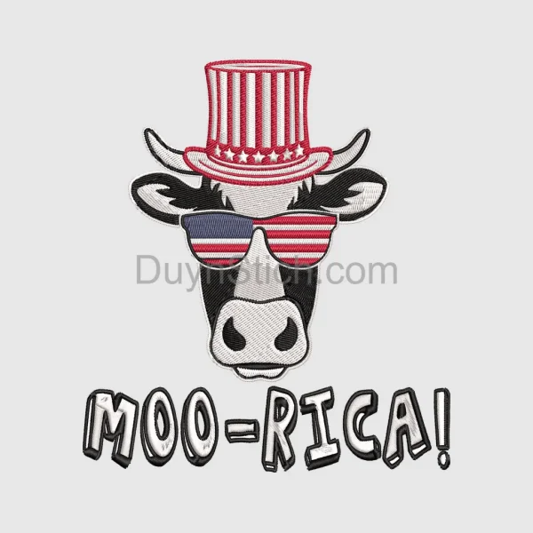 Patriotic Cow Design