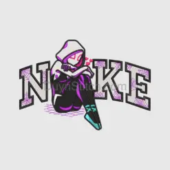 Spider-Gwen Style NIKE Embroidery