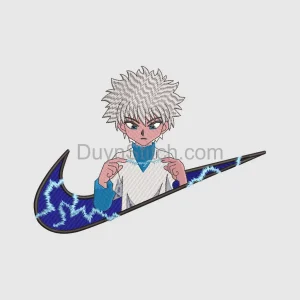 Anime Character Embroidered Design