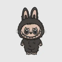 Labubu  Embroidery, cute monster  file