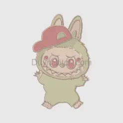 Labubu  Embroidery, cute monster  file