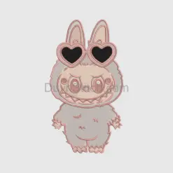 Labubu  Embroidery, cute monster  file