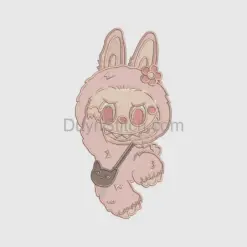 Labubu  Embroidery, cute monster  file